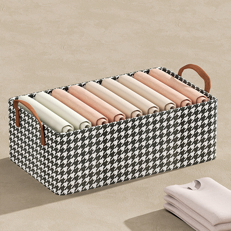 Wholesale Dust-proof and Moisture-proof Non-woven Fabric Bird Grid Steel Frame Storage Box